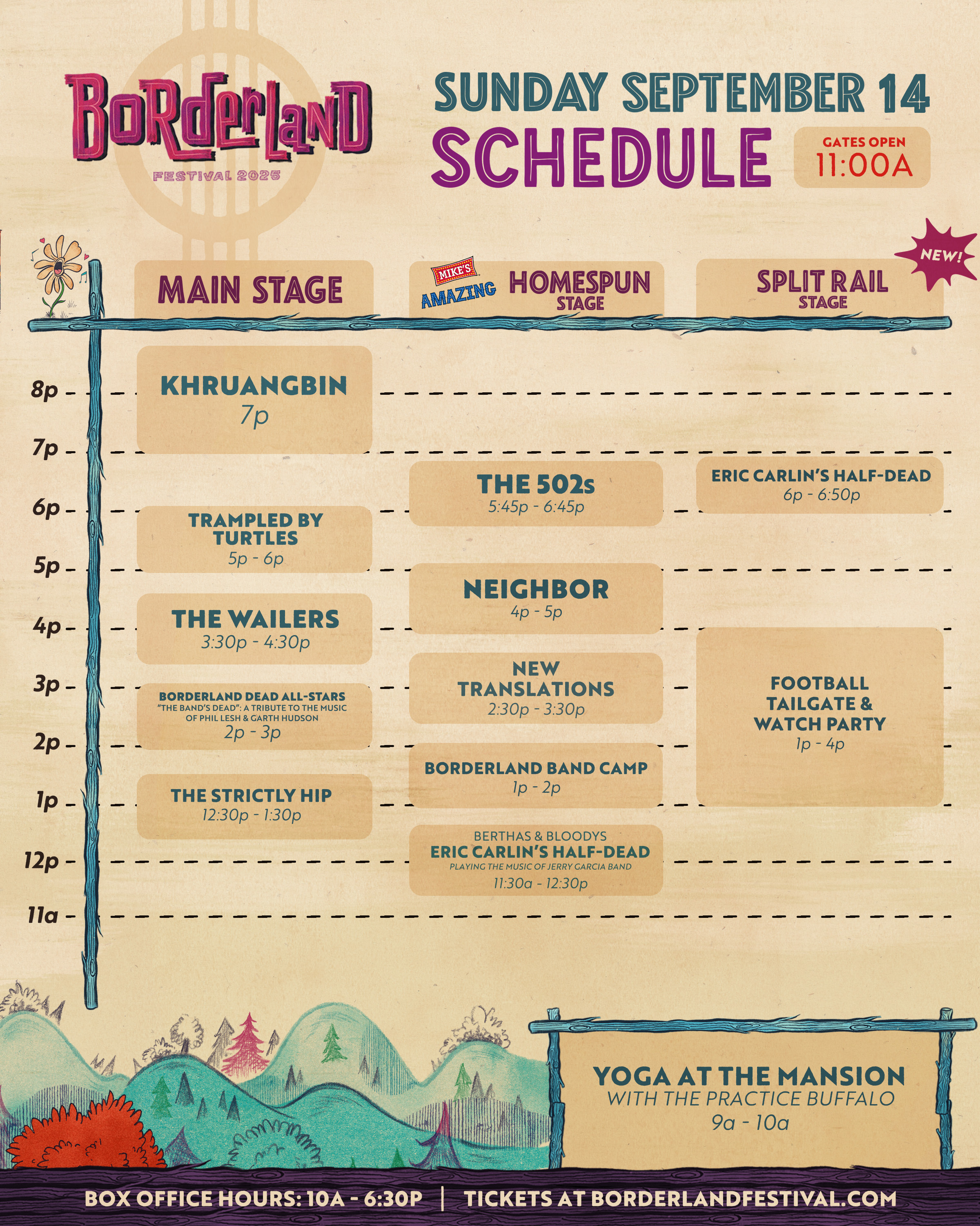 Sunday Schedule